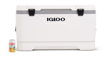 Igloo-Latitude Marine Ultra 100 Cooler Box - White / Moonscape Gray