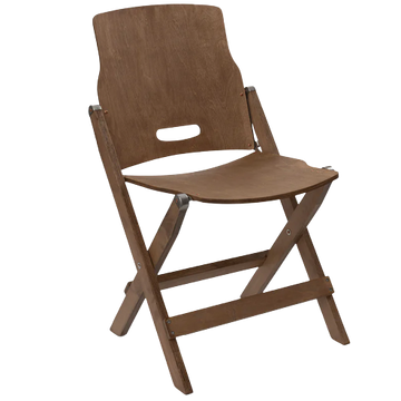 Ridge Top Wood Folding Chair