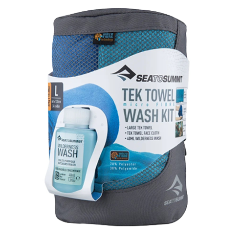 Tek Towel Wash Kit Large Cobalt